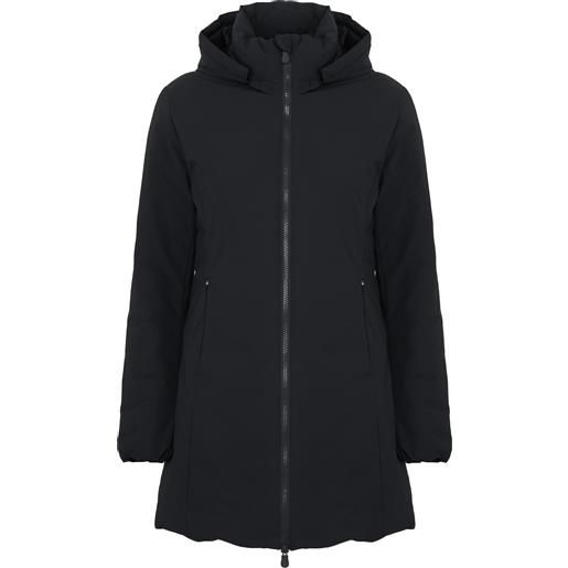 Save The Duck parka donna con cappuccio rachel nero
