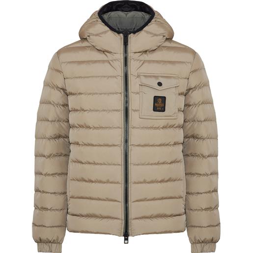 Refrigiwear piumino uomo modello hunter plaza taupe