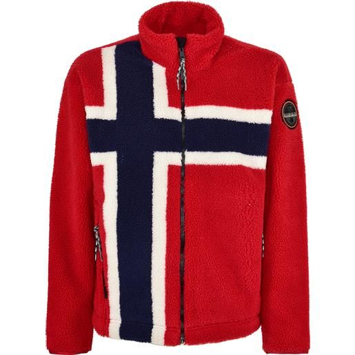 Napapijri felpa in pile fiemme