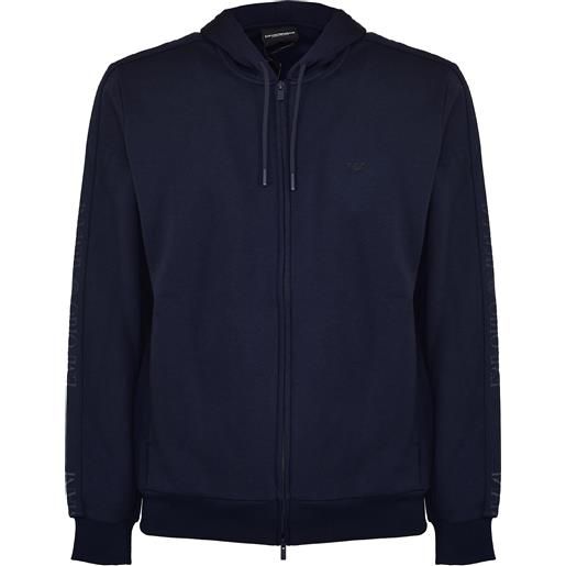 Emporio Armani felpa con cappuccio e zip
