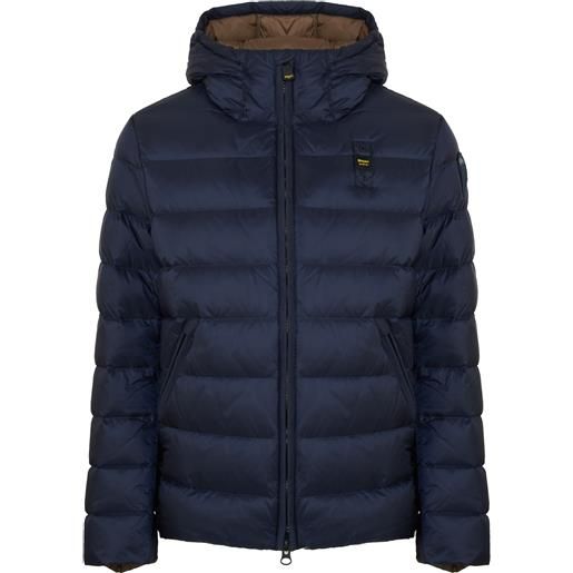 BLAUER piumino con cappuccio acton