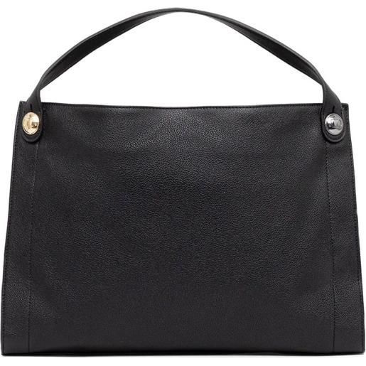 TWINSET borsa tote con logo - nero