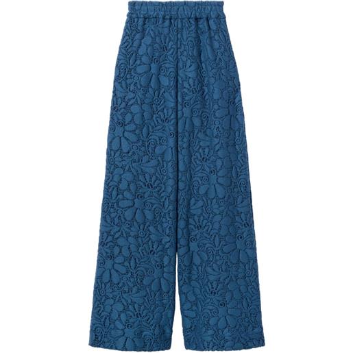La DoubleJ pantaloni a fiori - blu