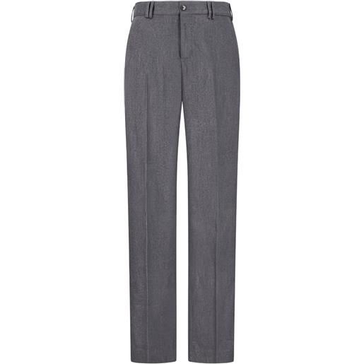 PT Torino pantaloni micheal con finitura spazzolata - grigio