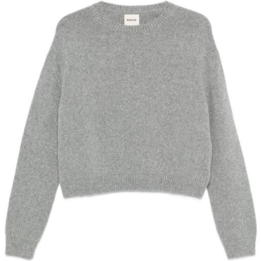 KHAITE maglione a coste - grigio