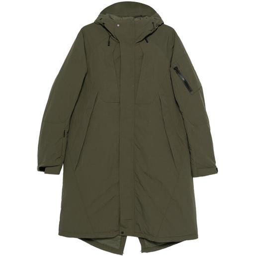 JG1 giacca con cappuccio e zip - verde