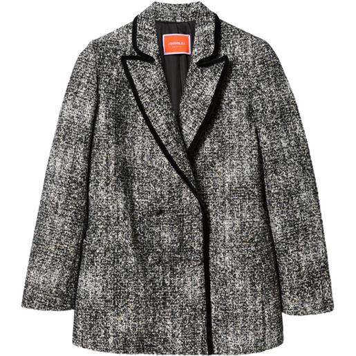 La DoubleJ blazer doppiopetto - nero