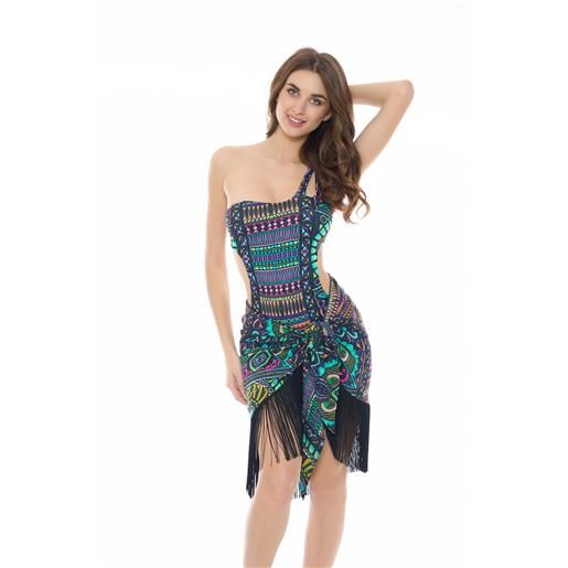 Miss Bikini pareo con frange