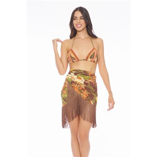 Miss Bikini pareo con frange