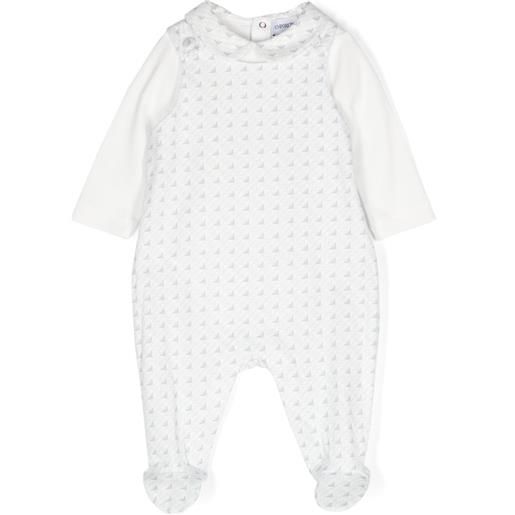 Emporio Armani Kids set neonato con stampa - bianco