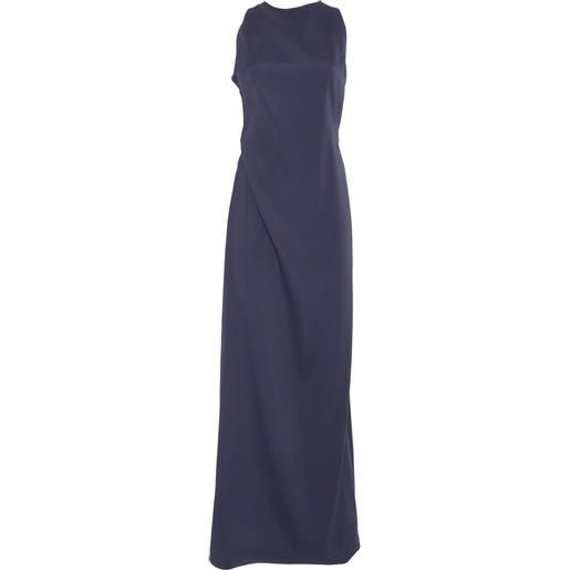 ALBERTA FERRETTI abito lungo blu