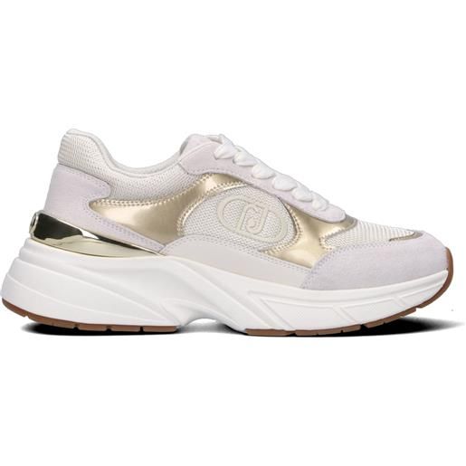 LIU JO sneaker donna bianca/oro