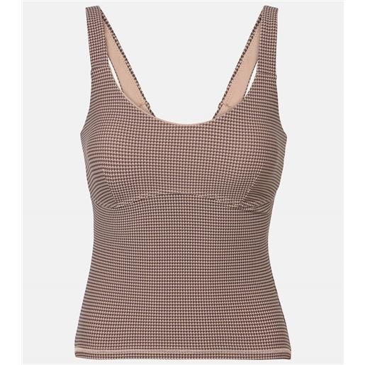 The Upside top bohemia amelia in pied-de-poule