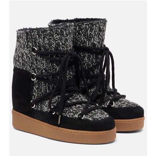 Isabel Marant stivaletti da neve con suede