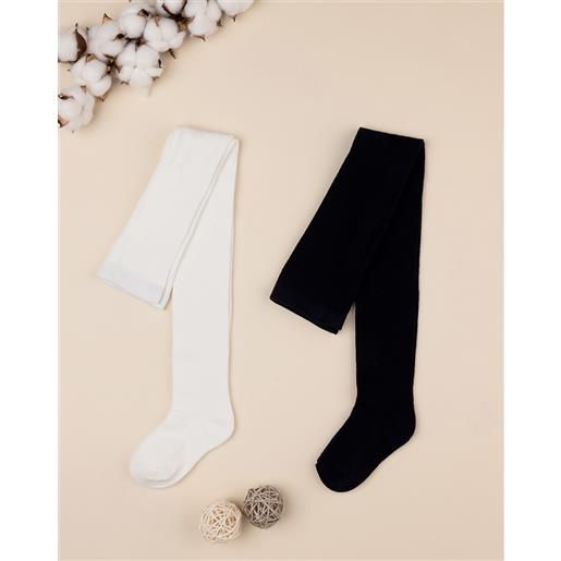 Prénatal pack 2 collant bimba panna e blu