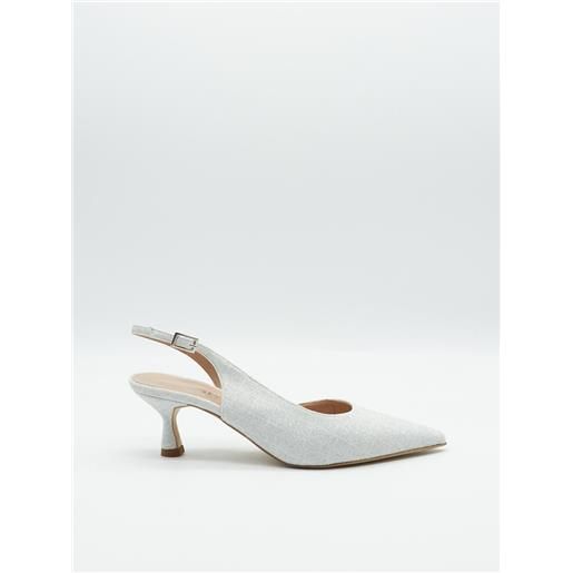 Paru decollete argento