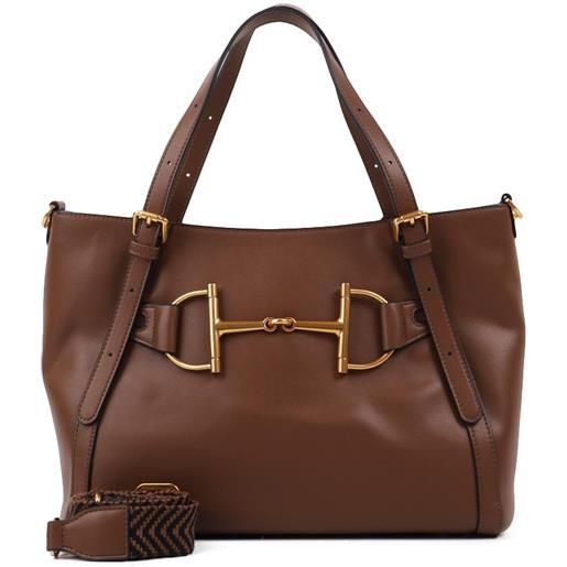Toscablu borsa a mano marrone