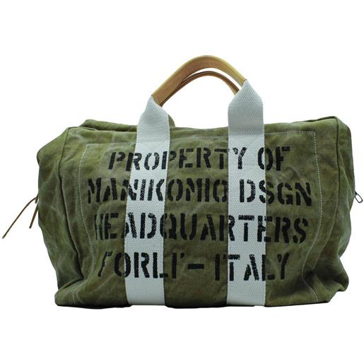 Manikomio Dsgn borsone verde