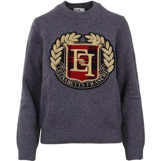 Elisabetta Franchi maglia grigio