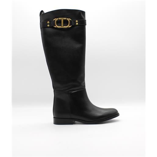 Twin Set stivale nero