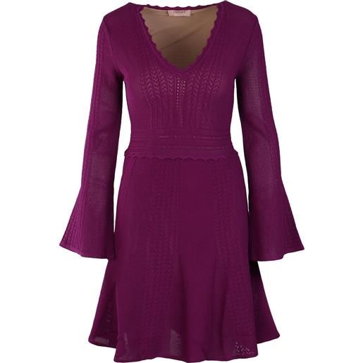 Twin Set abito prugna