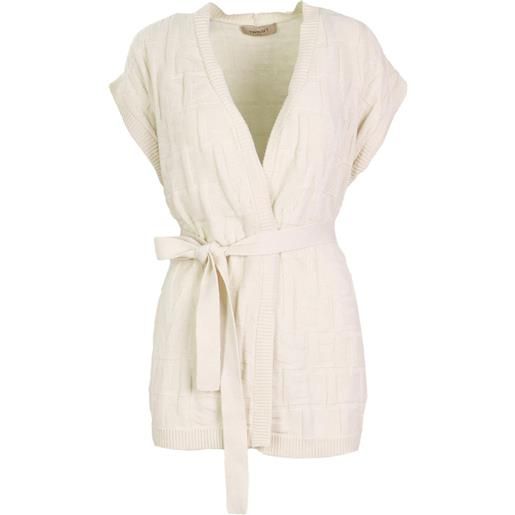 Twin Set gilet avorio