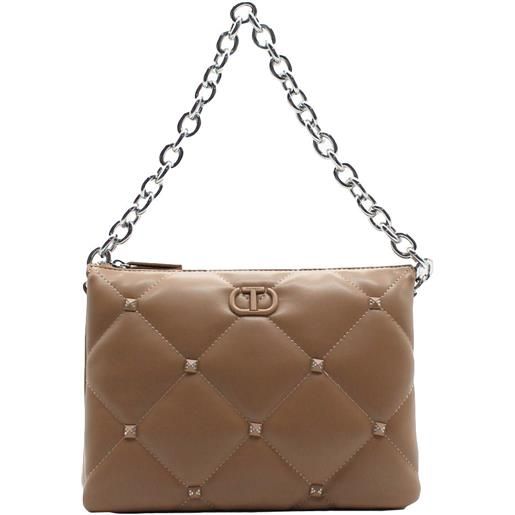 Twin Set borsa a spalla cammello