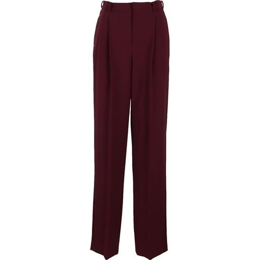 Elisabetta Franchi pantaloni bordeaux