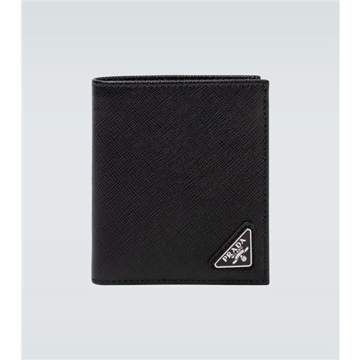 Prada portafoglio in pelle saffiano