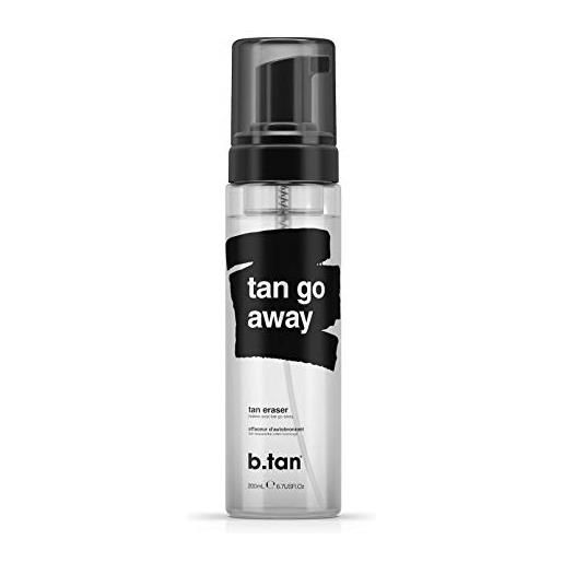 B. Tan gomma autoabbronzante | tan go away - rimuovi la tua vecchia abbronzatura e lascia la pelle perfettamente innescata per la tua prossima abbronzatura finta, 6,7 fl oz