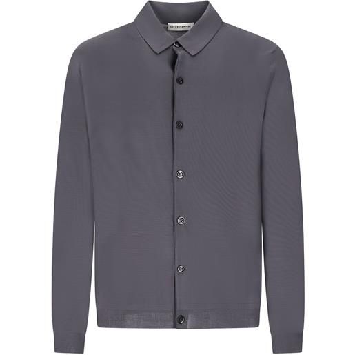 GOES BOTANICAL camicia finezza a maniche lunghe - grigio