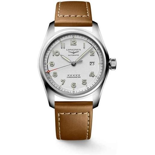 Longines orologio spirit l3.810.4.73.2 cosc argento 40mm uomo Longines