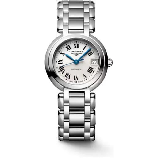 Longines orologio prima. Luna l8.111.4.71.6 auto argento 26mm donna Longines