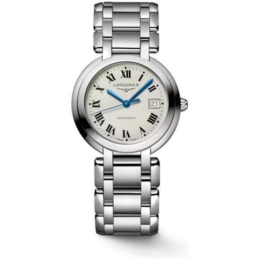 Longines orologio prima. Luna l8.113.4.71.6 auto argento 30mm donna Longines