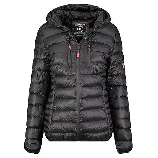Geographical Norway alaric lady - giacca donna imbottita calda autunno-invernale - cappotto caldo - giacche antivento a maniche lunghe - abito ideale (nero m)
