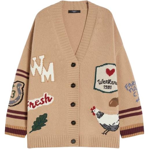 Weekend MaxMara weekend max mara cardigan donna belgio beige xs, s, m