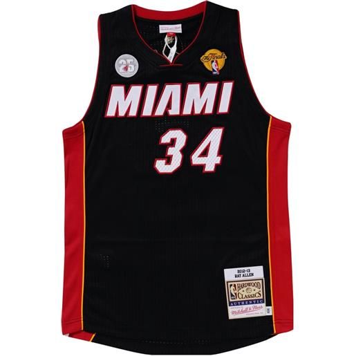 Mitchell & Ness maglia da basket "nba miami heat 2012 ray allen" - nero