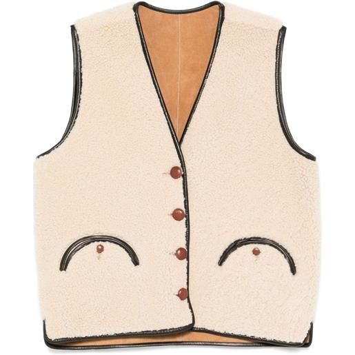 Blazé Milano gilet con bottoni - toni neutri