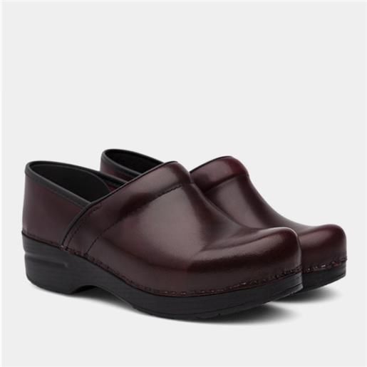 Dansko classico zoccolo Dansko in pelle cordovan bordeaux