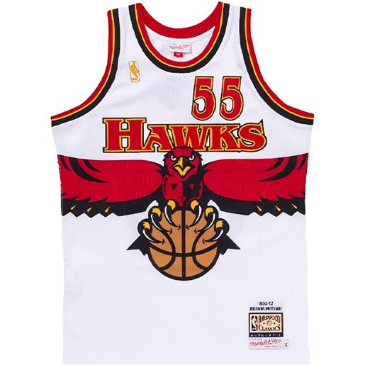 Mitchell & Ness top authentic nba atlanta hawks 96 dikembe mutombo - bianco