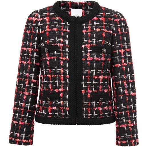 WEILL PARIS giacca a quadri - rosso