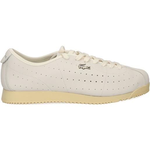 Lacoste sneakers club-low traforate - bianco