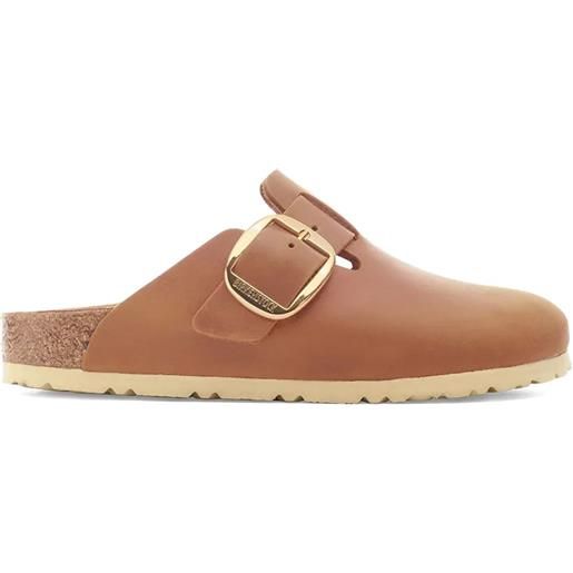 Birkenstock clogs con fibbia - marrone