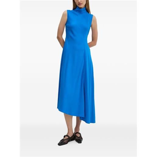 Day Birger Et Mikkelsen abito asimmetrico a collo alto - blu
