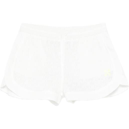 Off-White shorts in lino - bianco