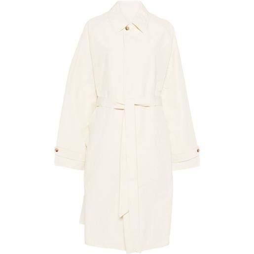 CALVIN KLEIN COLLECTION cappotto marisol con cintura - bianco