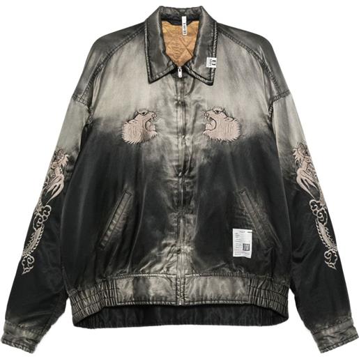 Maison MIHARA YASUHIRO giacca con ricamo - nero