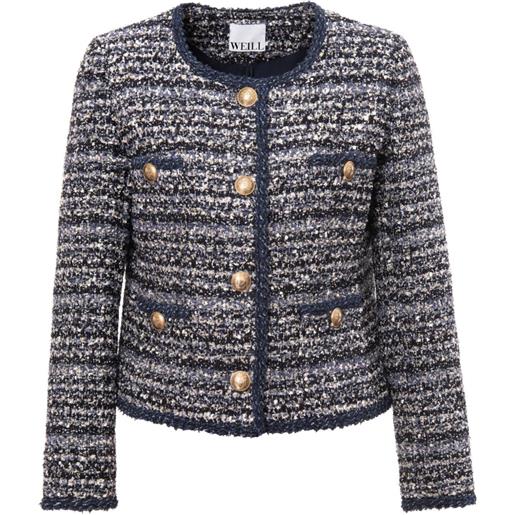 WEILL PARIS giacca denim - blu