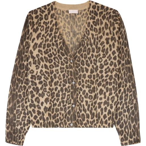 Liu Jo cardigan donna animalier animalier m, l