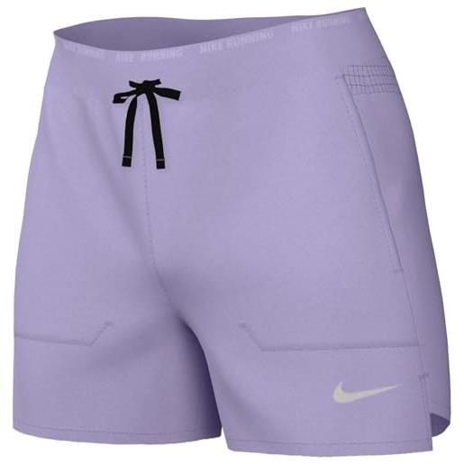 Nike stride dri-fit dm4759 - pantaloncini da corsa 2 in 1 da uomo, 18 cm